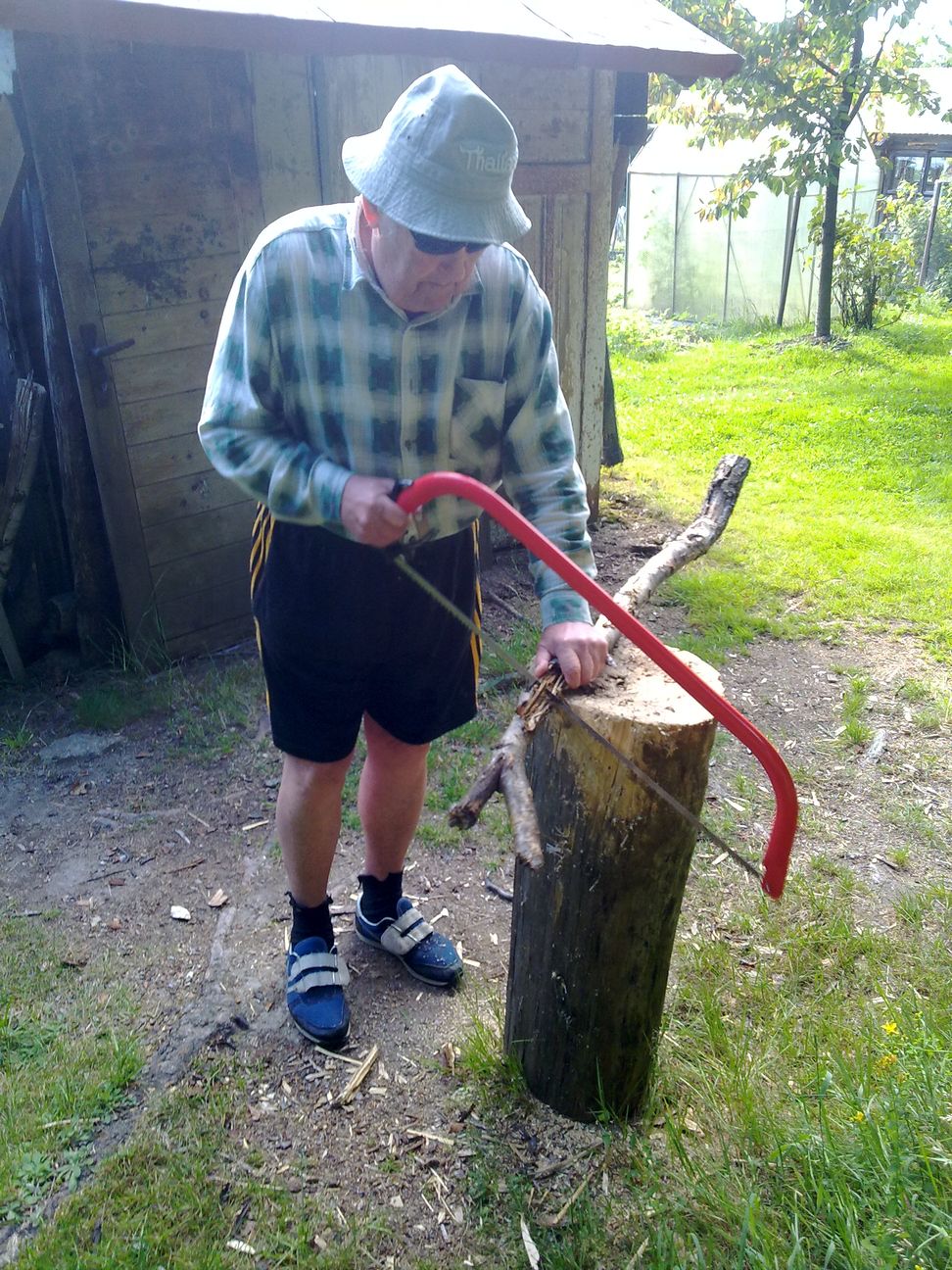 řezání dřeva / Cutting wood